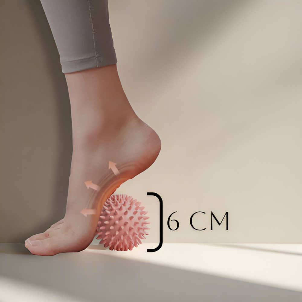 Spiky Massage Ball Spiked Massager Roller High Density Trigger Point Massager Ball Deep Tissue Roller for Plantar Fasciitis