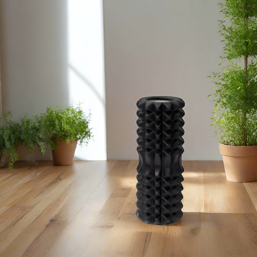 33/45cm Three-dimensional Dot Yoga Foam Roller Body Sculpting Home Gym Whole Body Muscle Massage Relaxer Sports Rehabilitation
