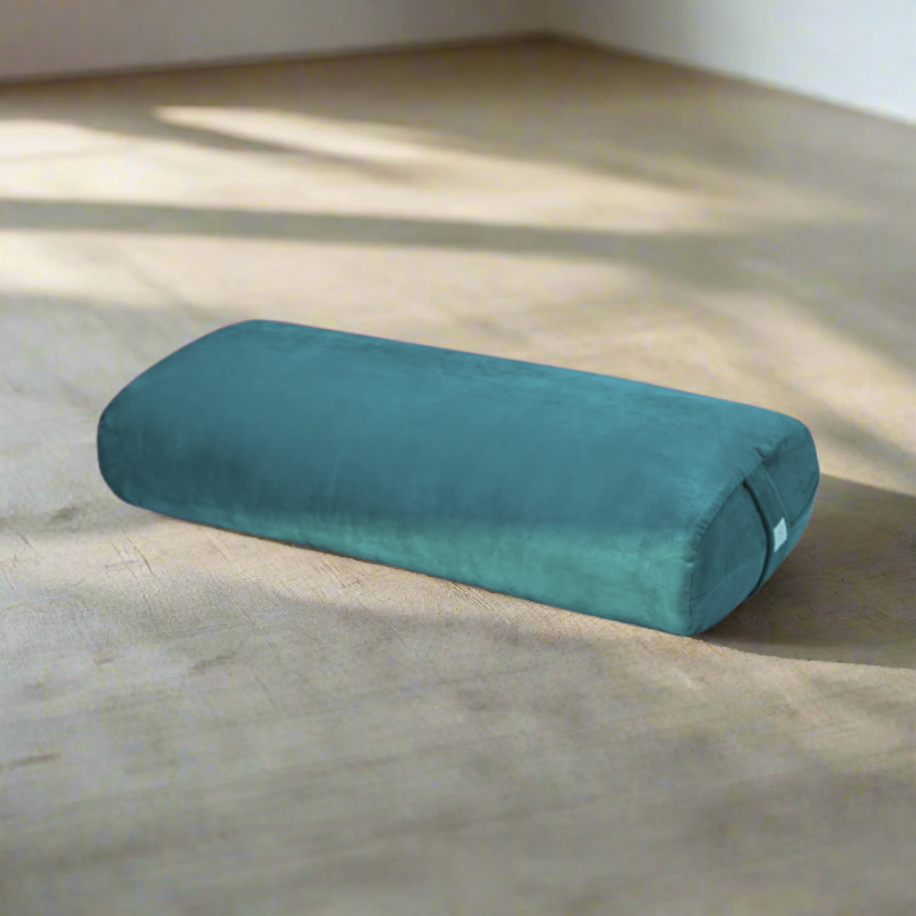 Yoga Bolster Meditation Pillow Supportive Cushion for Restorative Yoga & Sitting