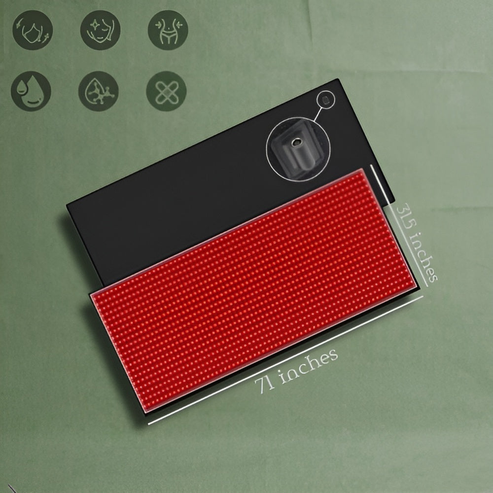 Full Body Red Light Mat 71"x 31" Red Light Blanket 1280 LEDs Red Near Infrared 660nm 850nm Full Body Pad for Body Pain Relief