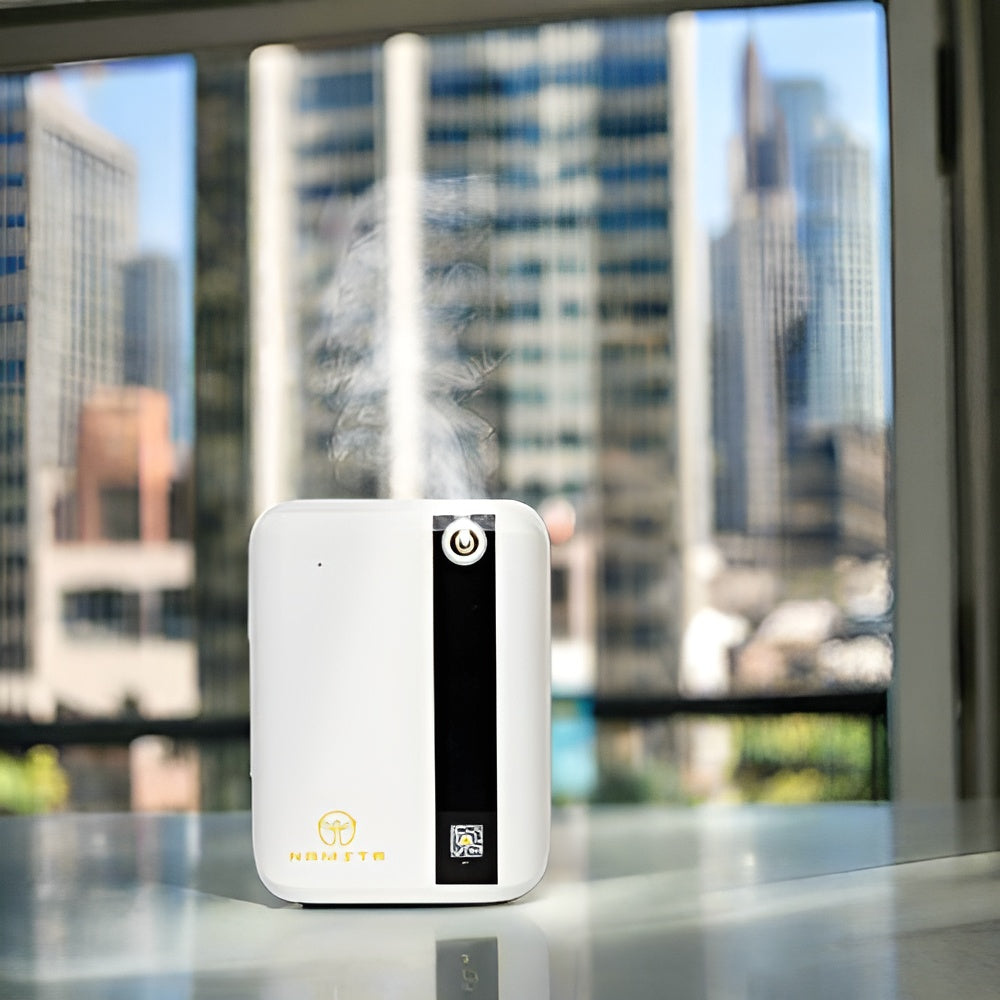 NAMSTE Bluetooth Diffuser 1500m³ Electric Smell Perfume Essential Oils Air Freshener 500ML Capacity HVAC Fragrance Flavoring