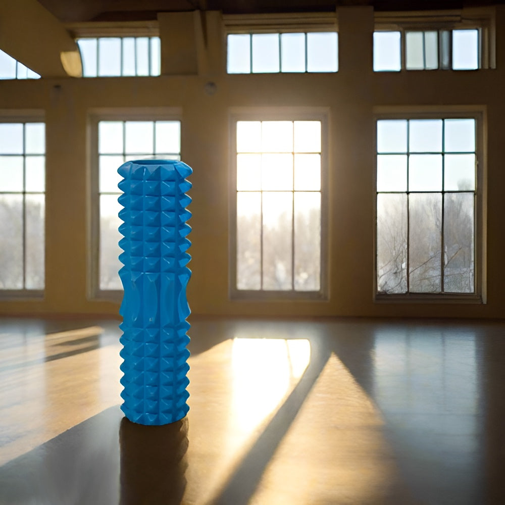 33/45cm Three-dimensional Dot Yoga Foam Roller Body Sculpting Home Gym Whole Body Muscle Massage Relaxer Sports Rehabilitation