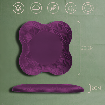 Extra-Thick Ultra-Comfortable Non-Slip Yoga & Workout Knee Pads — Supportive Gel Cushion