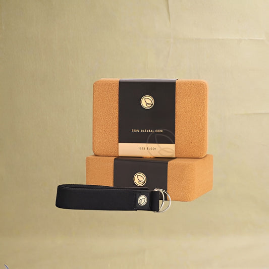 Natural Yoga Block Set - Cork
