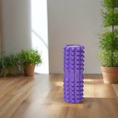 33/45cm Three-dimensional Dot Yoga Foam Roller Body Sculpting Home Gym Whole Body Muscle Massage Relaxer Sports Rehabilitation