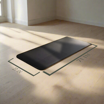 68x185x0.06cm Grounding Mat Leather Mattress Conductive Carbon Pad For Better Sleep Reduce Stress With 4.5m Earthing Conductor
