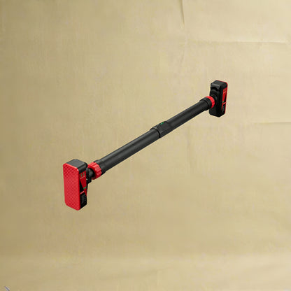 Strength Training Pull-up Bars with Level Gauge 69-92cm Adjustable Width 200kg Max Load Capacity Chin Up Bar For Doorway