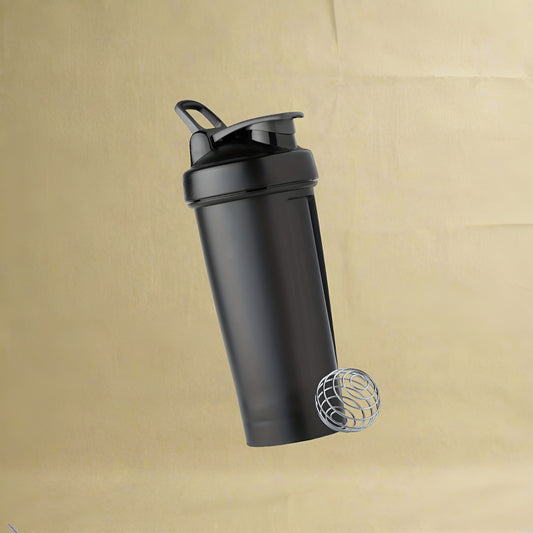 Stirrer bottle vibrator glass with flip cap for mixing protein shakes, smoothies and gym supplements, durable and convenient
